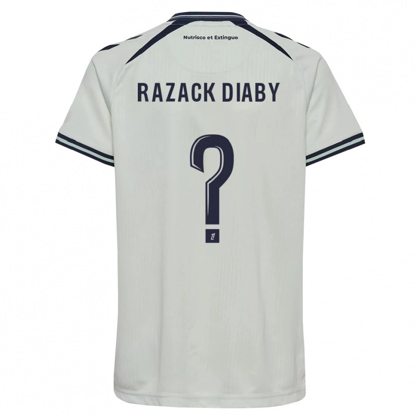 Danxen Mulher Camisola Abdoul Razack Diaby #0 Azul Meia-Noite Branco Alternativa 2026/27 Camisa