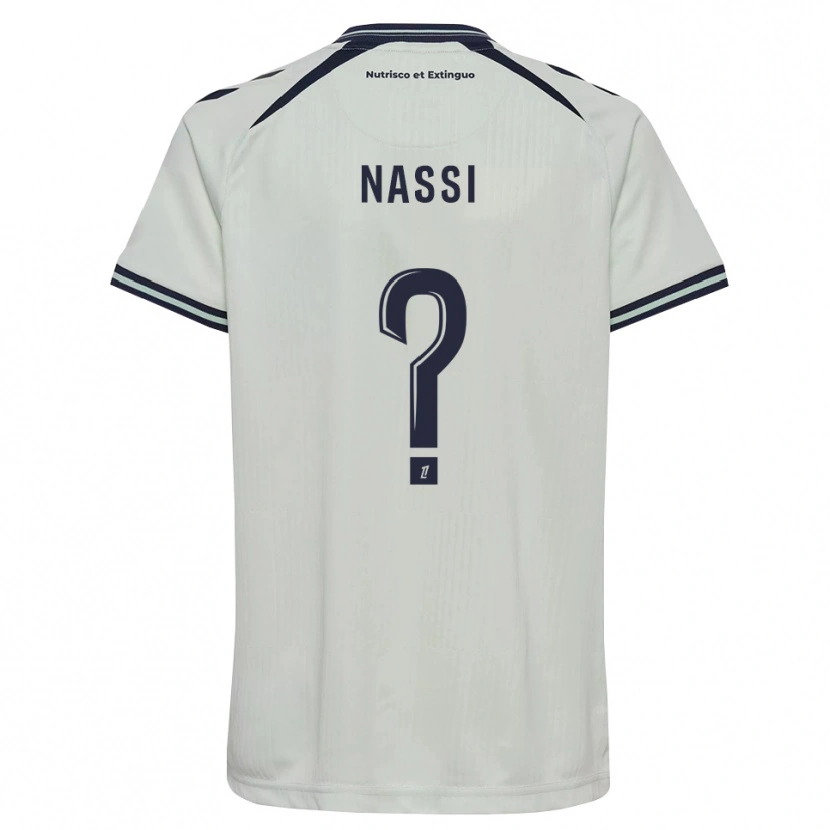 Danxen Mulher Camisola Jade Nassi #0 Azul Meia-Noite Branco Alternativa 2026/27 Camisa
