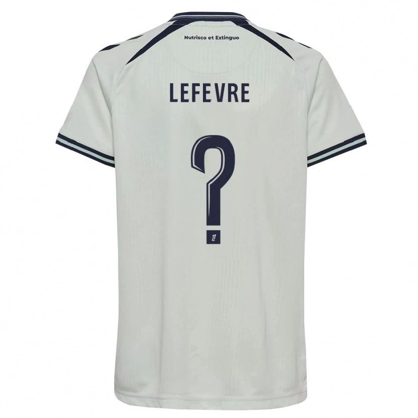 Danxen Mulher Camisola Emmy Lefevre #0 Azul Meia-Noite Branco Alternativa 2026/27 Camisa