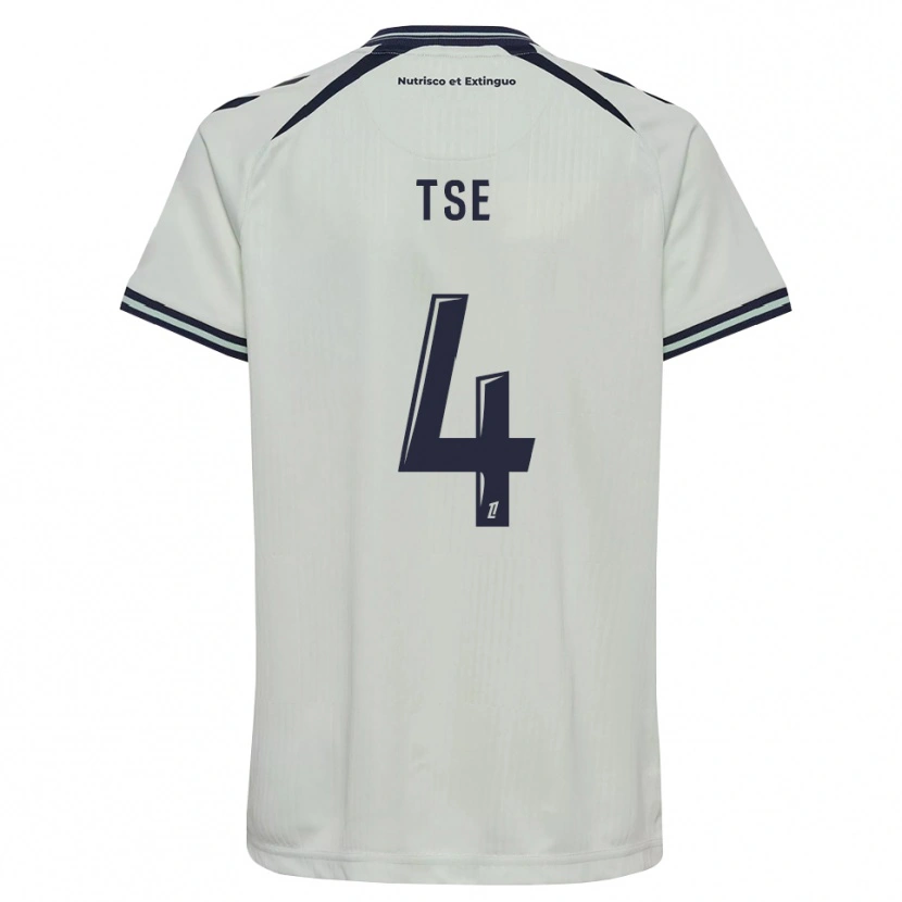 Danxen Mulher Camisola Élisabeth Tsé #4 Azul Meia-Noite Branco Alternativa 2026/27 Camisa