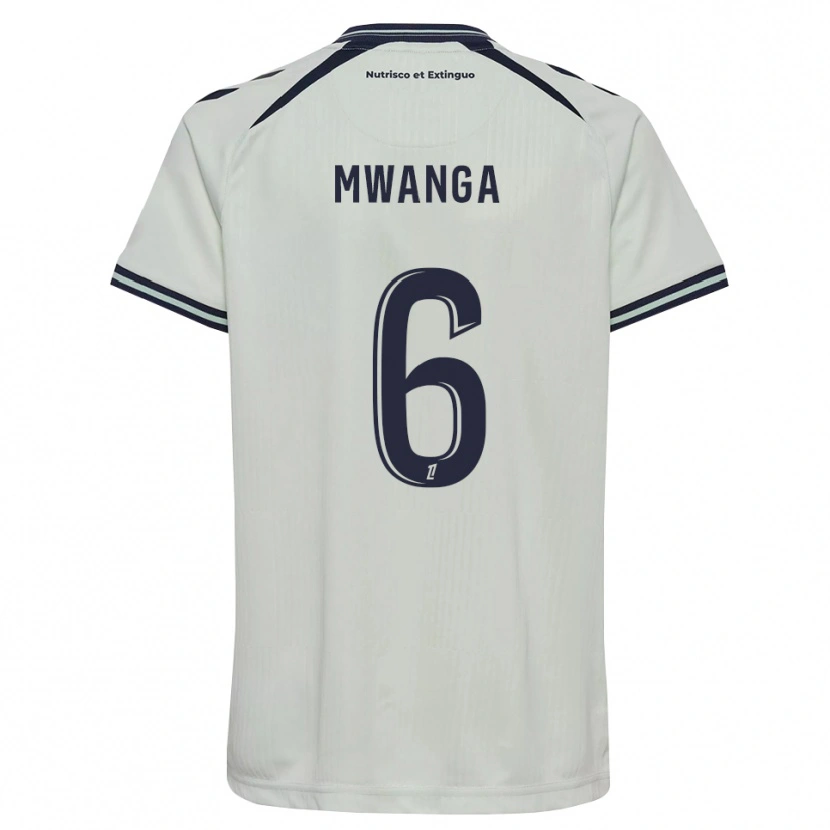 Danxen Mulher Camisola Junior Mwanga #6 Azul Meia-Noite Branco Alternativa 2026/27 Camisa