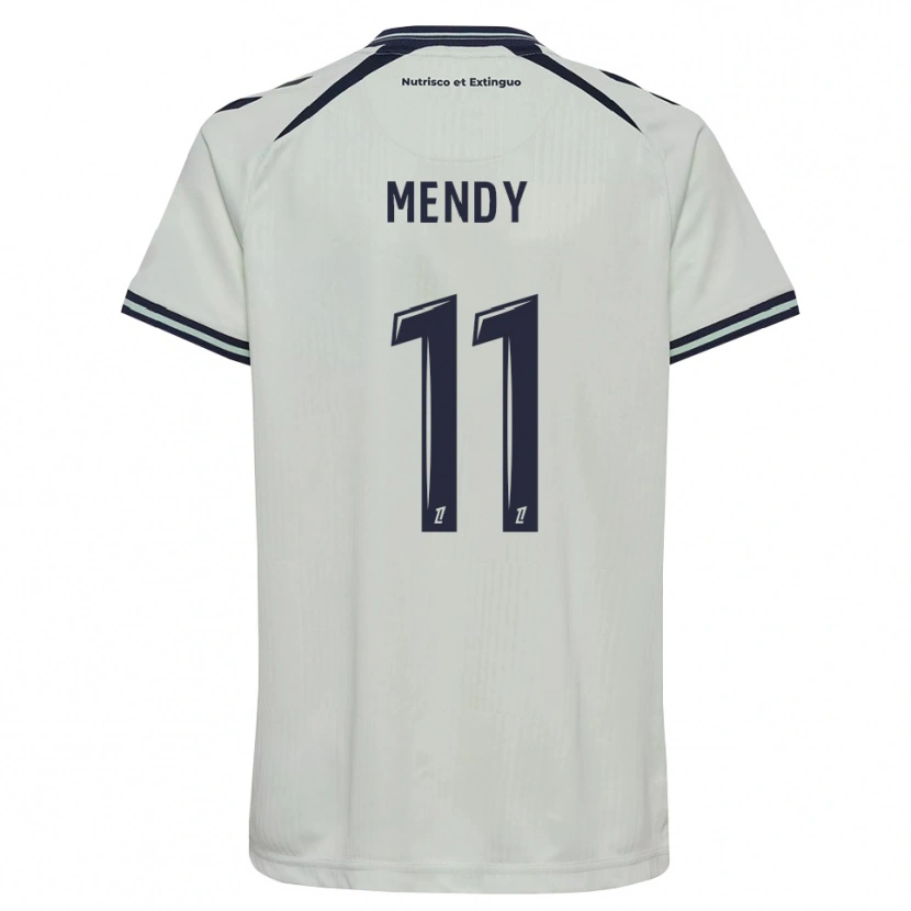 Danxen Mulher Camisola Mélinda Mendy #11 Azul Meia-Noite Branco Alternativa 2026/27 Camisa