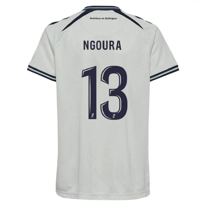 Danxen Mulher Camisola Steve Ngoura #13 Azul Meia-Noite Branco Alternativa 2026/27 Camisa