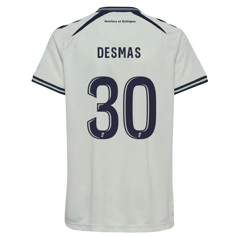 Danxen Mulher Camisola Arthur Desmas #30 Azul Meia-Noite Branco Alternativa 2026/27 Camisa