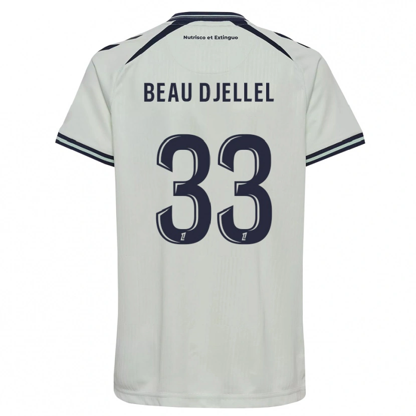 Danxen Mulher Camisola Yanis Beau Djellel #33 Azul Meia-Noite Branco Alternativa 2026/27 Camisa