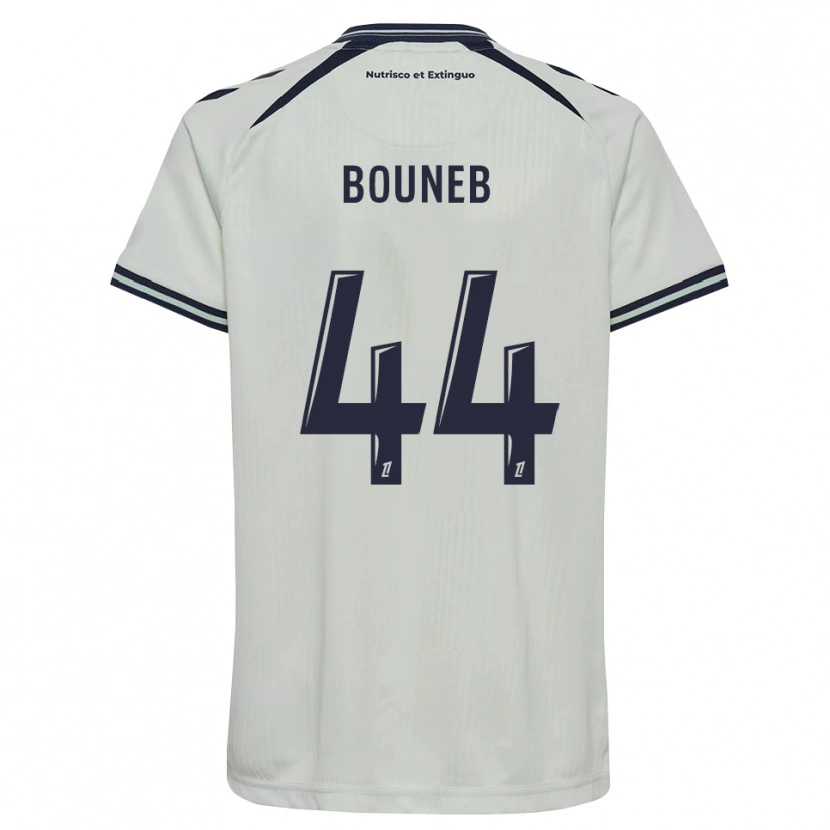 Danxen Mulher Camisola Ismaïl Bouneb #44 Azul Meia-Noite Branco Alternativa 2026/27 Camisa