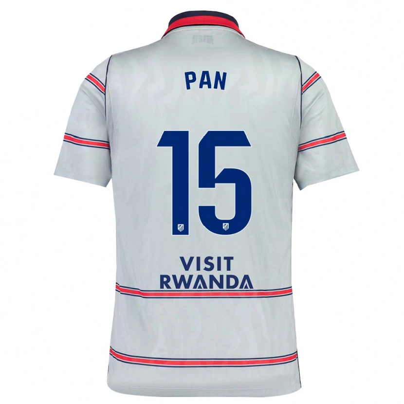 Danxen Mulher Camisola Pablo Pan #15 Cinza Vermelho Azul Marinho Terceiro 2026/27 Camisa