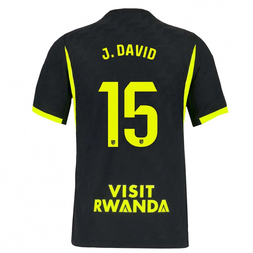 Danxen Mulher Camisola Jonathan David #15 Verde Brilhante Preto Alternativa 2026/27 Camisa