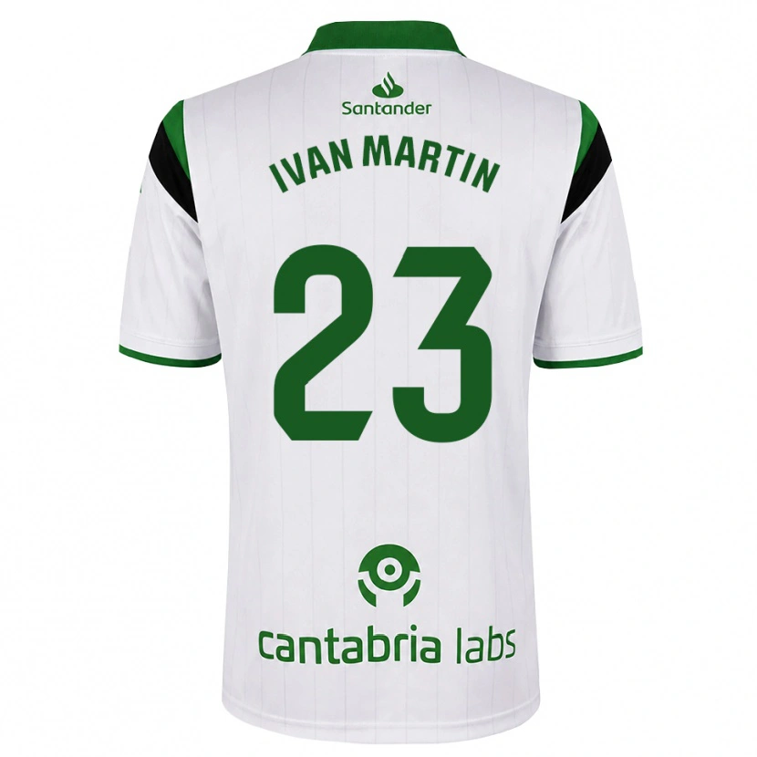 Danxen Criança Camisola Iván Martín #23 Branco Verde Preto Principal 2026/27 Camisa