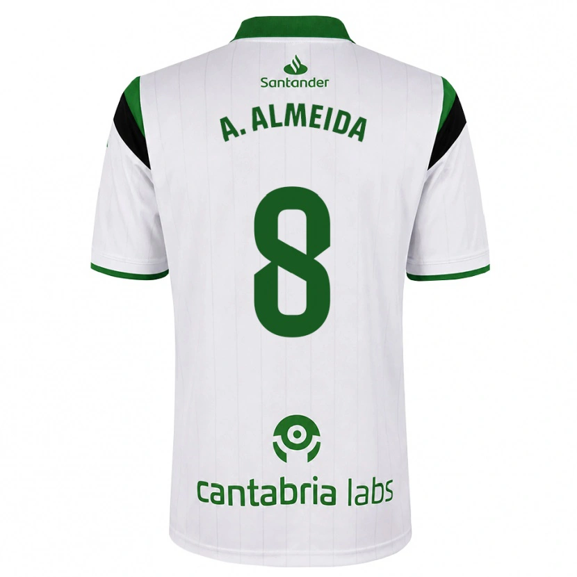 Danxen Criança Camisola André Almeida #8 Branco Verde Preto Principal 2026/27 Camisa