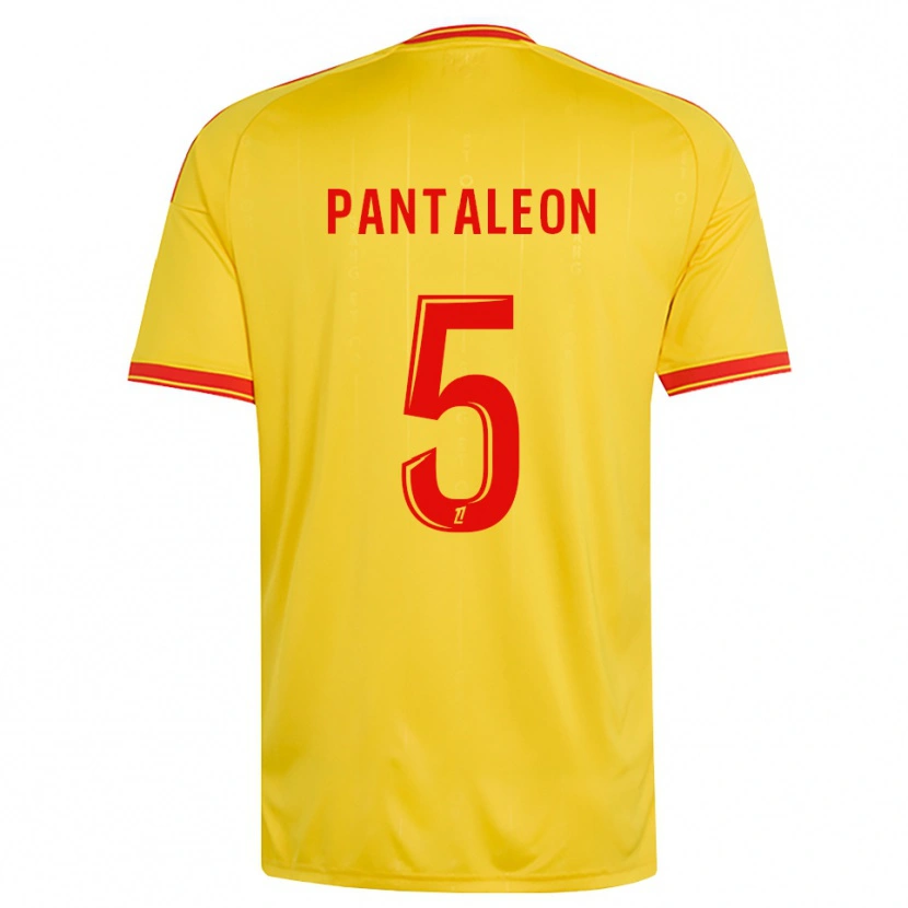 Danxen Criança Camisola Tom Pantaleon #5 Dourado Laranja Vermelho Principal 2026/27 Camisa