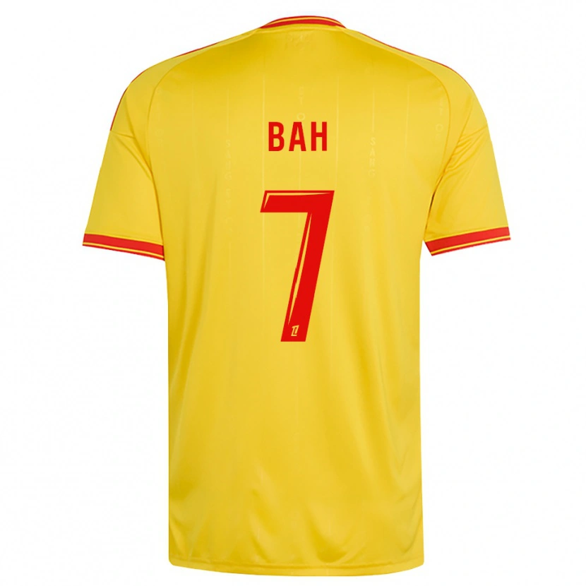 Danxen Criança Camisola Alpha Bah #7 Dourado Laranja Vermelho Principal 2026/27 Camisa