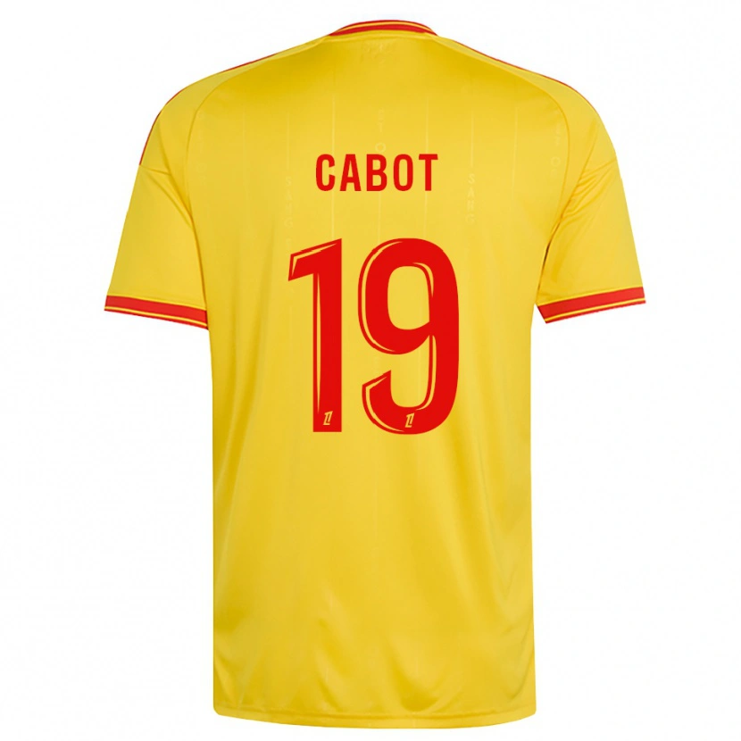 Danxen Criança Camisola Jimmy Cabot #19 Dourado Laranja Vermelho Principal 2026/27 Camisa