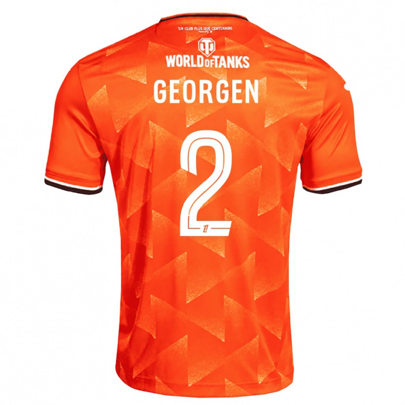 Danxen Criança Camisola Alec Georgen #2 Laranja Branco Preto Principal 2026/27 Camisa