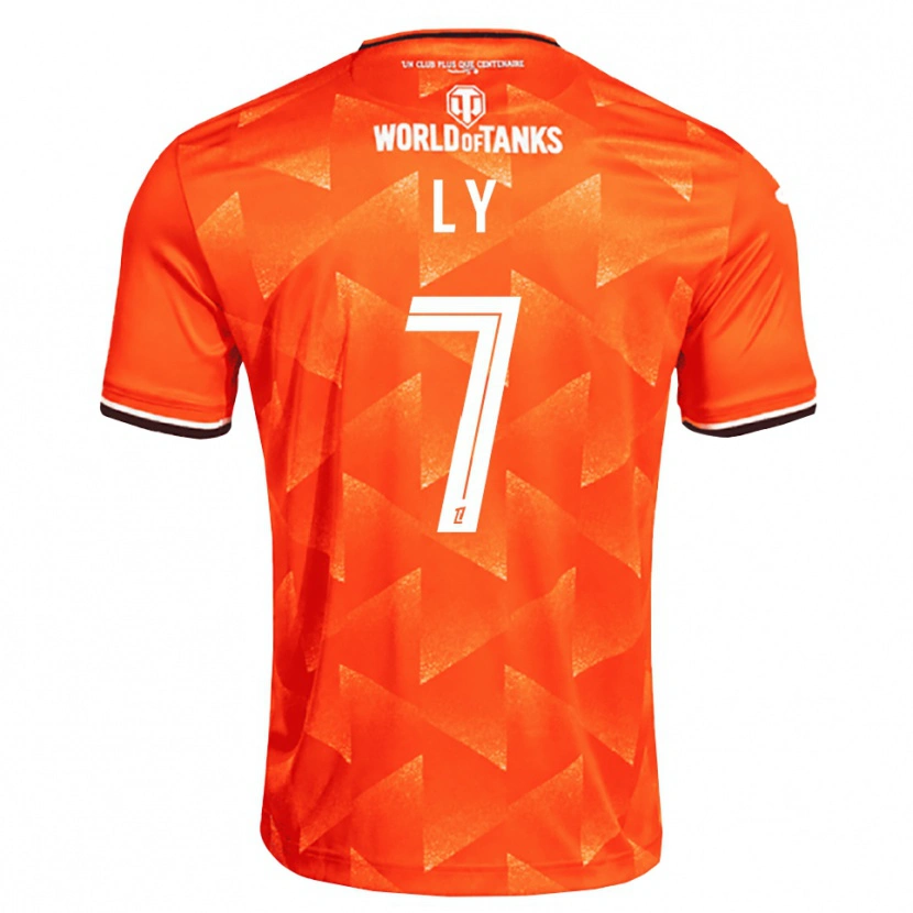 Danxen Criança Camisola Mactar Ly #7 Laranja Branco Preto Principal 2026/27 Camisa