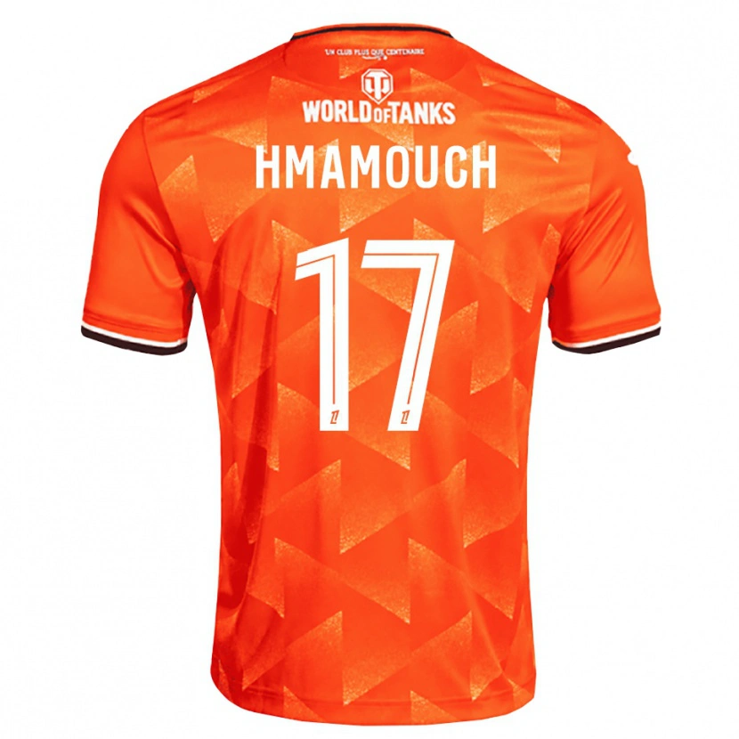 Danxen Criança Camisola Mohamed-Anouar Hmamouch #17 Laranja Branco Preto Principal 2026/27 Camisa
