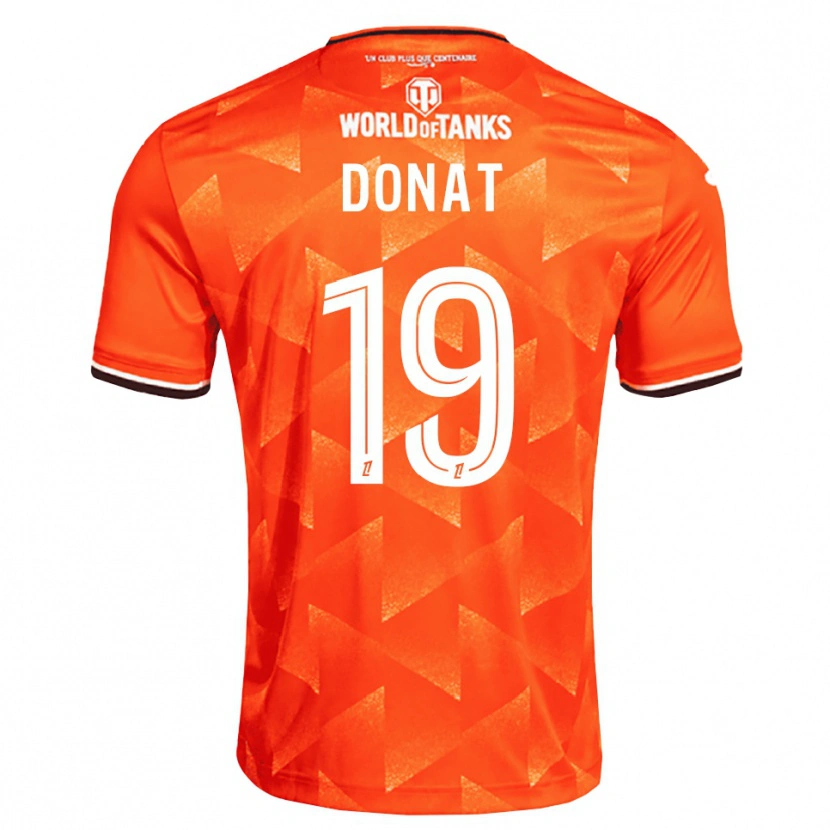 Danxen Criança Camisola Noa Donat #19 Laranja Branco Preto Principal 2026/27 Camisa