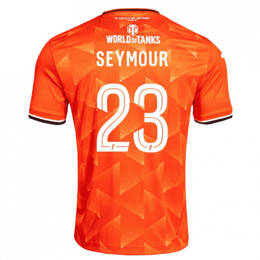 Danxen Criança Camisola Brice Seymour #23 Laranja Branco Preto Principal 2026/27 Camisa