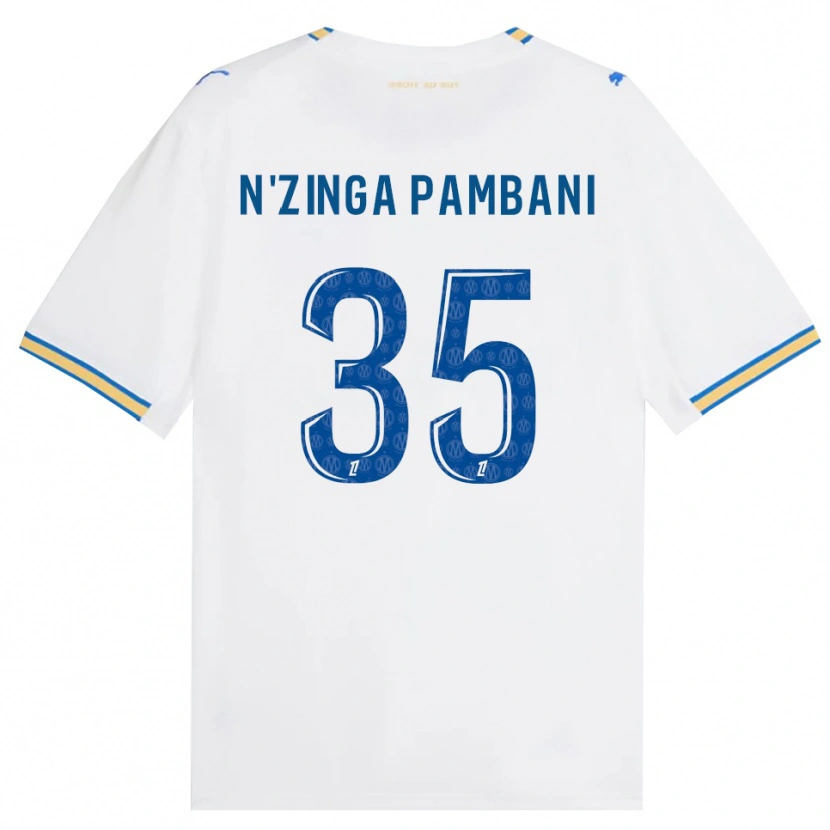 Danxen Criança Camisola Pladi N'zinga Pambani #35 Azul Dodger Branco Principal 2026/27 Camisa