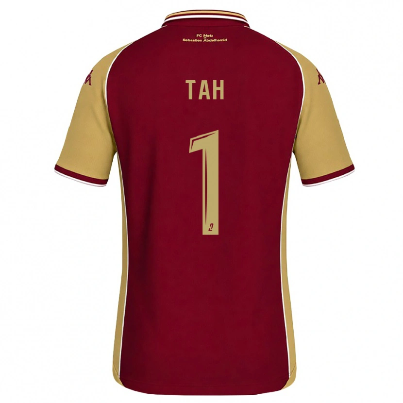 Danxen Criança Camisola Béonaho Tah #1 Dourado Vermelho Escuro Principal 2026/27 Camisa