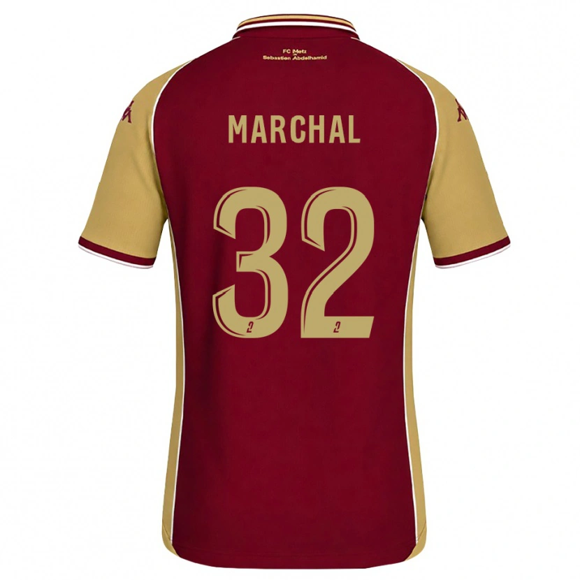 Danxen Criança Camisola Adam Marchal #32 Dourado Vermelho Escuro Principal 2026/27 Camisa