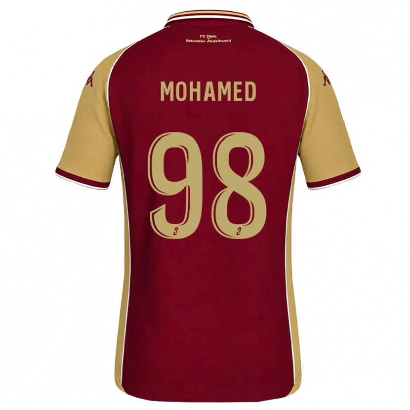 Danxen Criança Camisola Idris Mohamed #98 Dourado Vermelho Escuro Principal 2026/27 Camisa