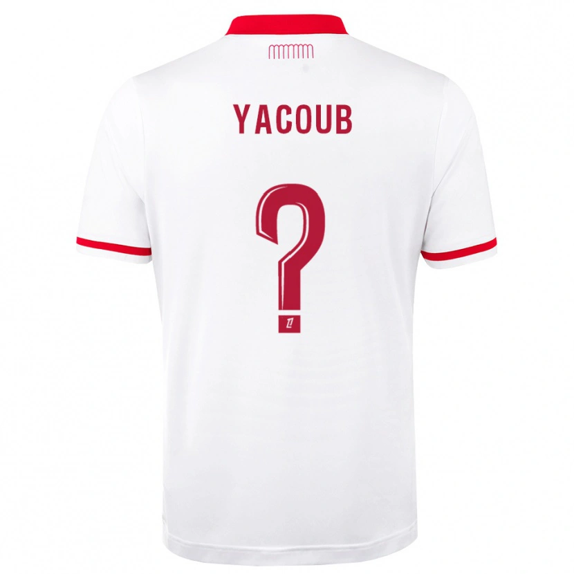 Danxen Criança Camisola Béchir Yacoub #0 Vermelho Branco Principal 2026/27 Camisa