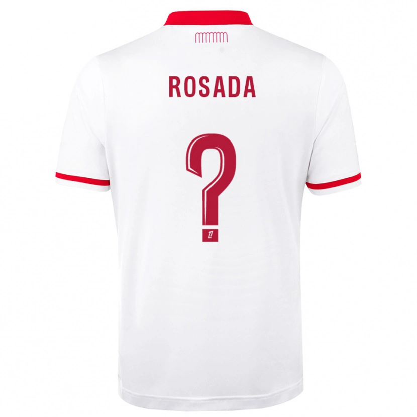 Danxen Criança Camisola Riley Rosada #0 Vermelho Branco Principal 2026/27 Camisa