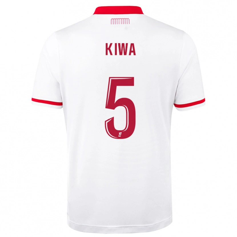 Danxen Criança Camisola Bradel Kiwa #5 Vermelho Branco Principal 2026/27 Camisa