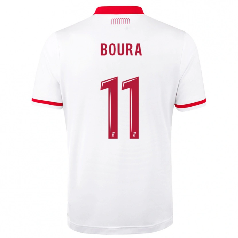 Danxen Criança Camisola Amal Boura #11 Vermelho Branco Principal 2026/27 Camisa
