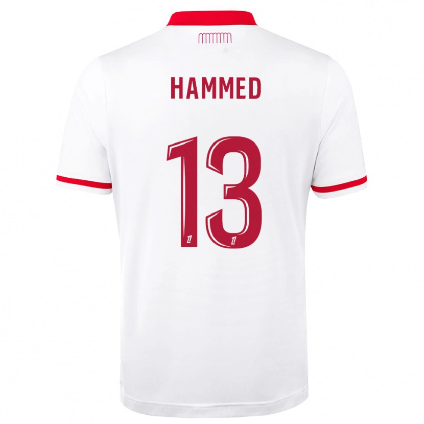 Danxen Criança Camisola Maher Hammed #13 Vermelho Branco Principal 2026/27 Camisa