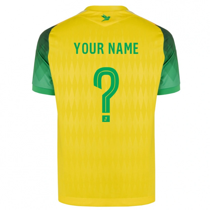 Danxen Criança Camisola Seu Nome #0 Amarelo Verde Vermelho Principal 2026/27 Camisa