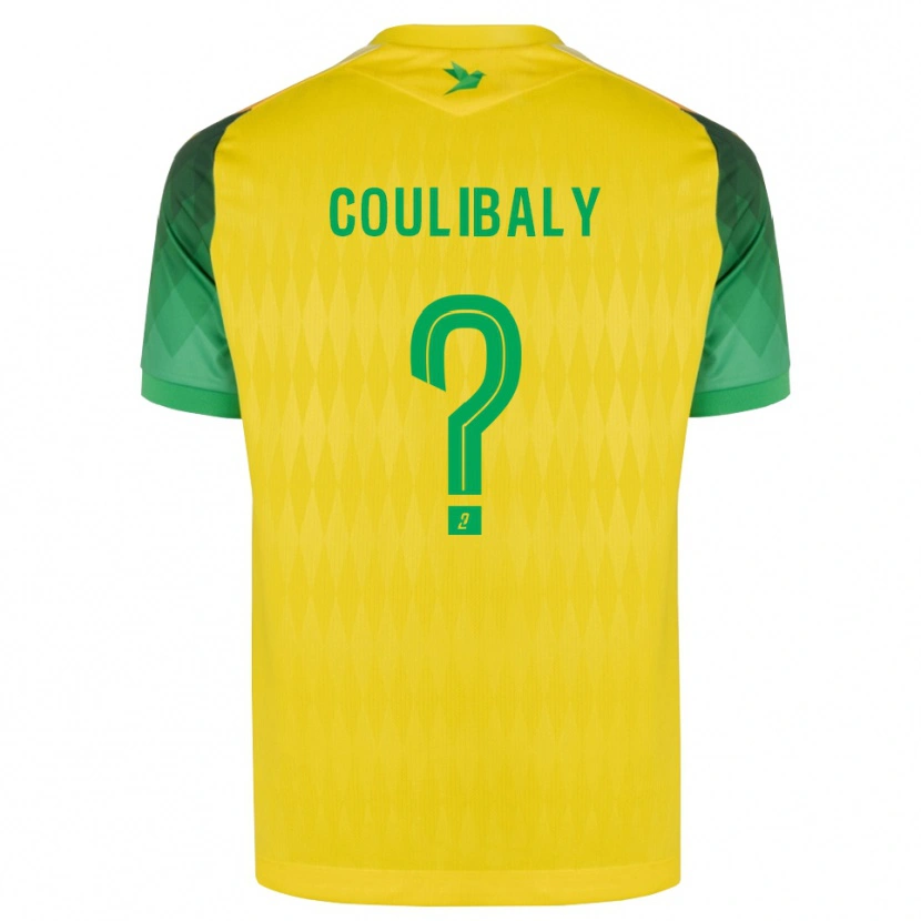 Danxen Criança Camisola Dylan Coulibaly #0 Amarelo Verde Vermelho Principal 2026/27 Camisa