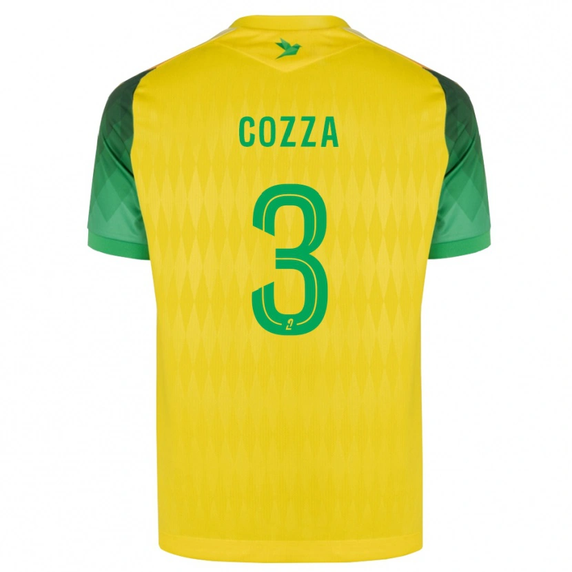 Danxen Criança Camisola Nicolas Cozza #3 Amarelo Verde Vermelho Principal 2026/27 Camisa