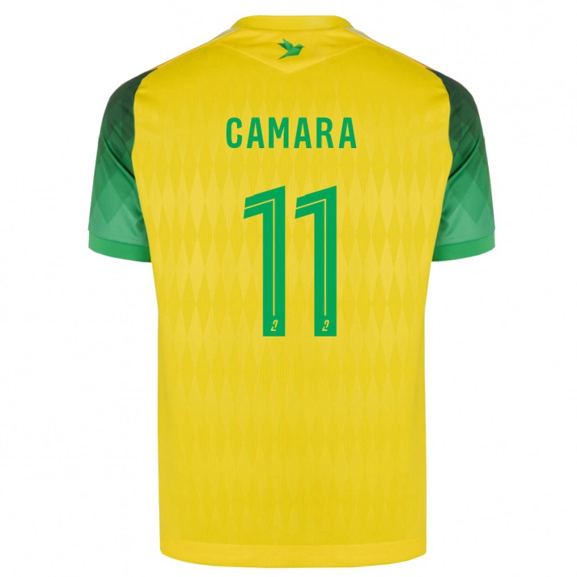 Danxen Criança Camisola Aboubacar Camara #11 Amarelo Verde Vermelho Principal 2026/27 Camisa