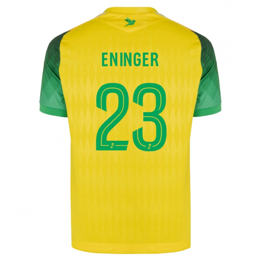 Danxen Criança Camisola Thelma Eninger #23 Amarelo Verde Vermelho Principal 2026/27 Camisa