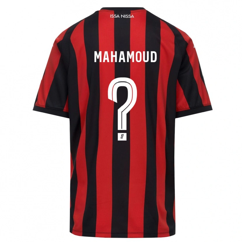 Danxen Criança Camisola Abdourazak Mahamoud #0 Vermelho Preto Branco Principal 2026/27 Camisa