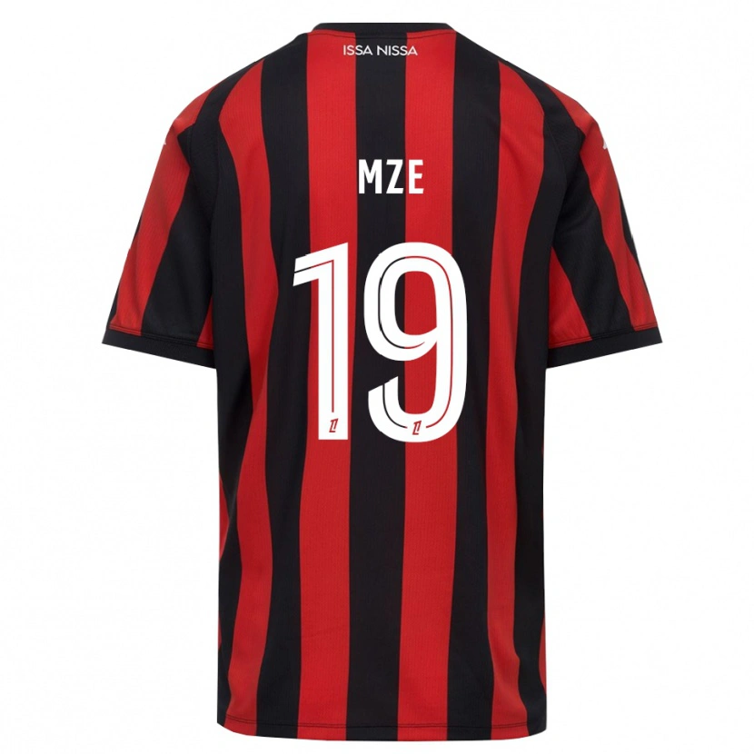 Danxen Criança Camisola Yrma Mze Issa #19 Vermelho Preto Branco Principal 2026/27 Camisa