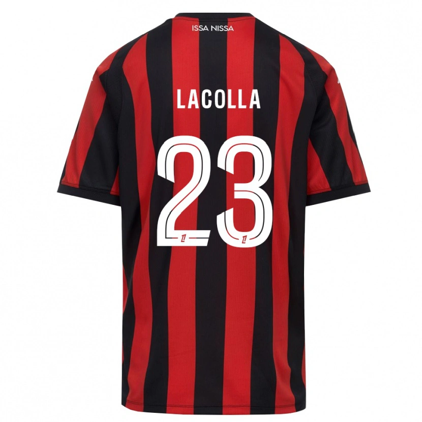 Danxen Criança Camisola Mellie Lacolla #23 Vermelho Preto Branco Principal 2026/27 Camisa