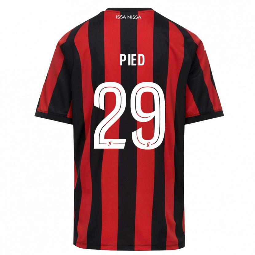Danxen Criança Camisola Jeremy Pied #29 Vermelho Preto Branco Principal 2026/27 Camisa
