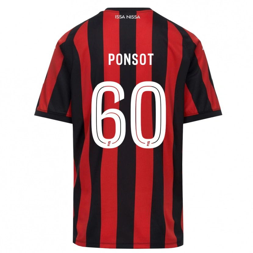 Danxen Criança Camisola Martin Ponsot #60 Vermelho Preto Branco Principal 2026/27 Camisa