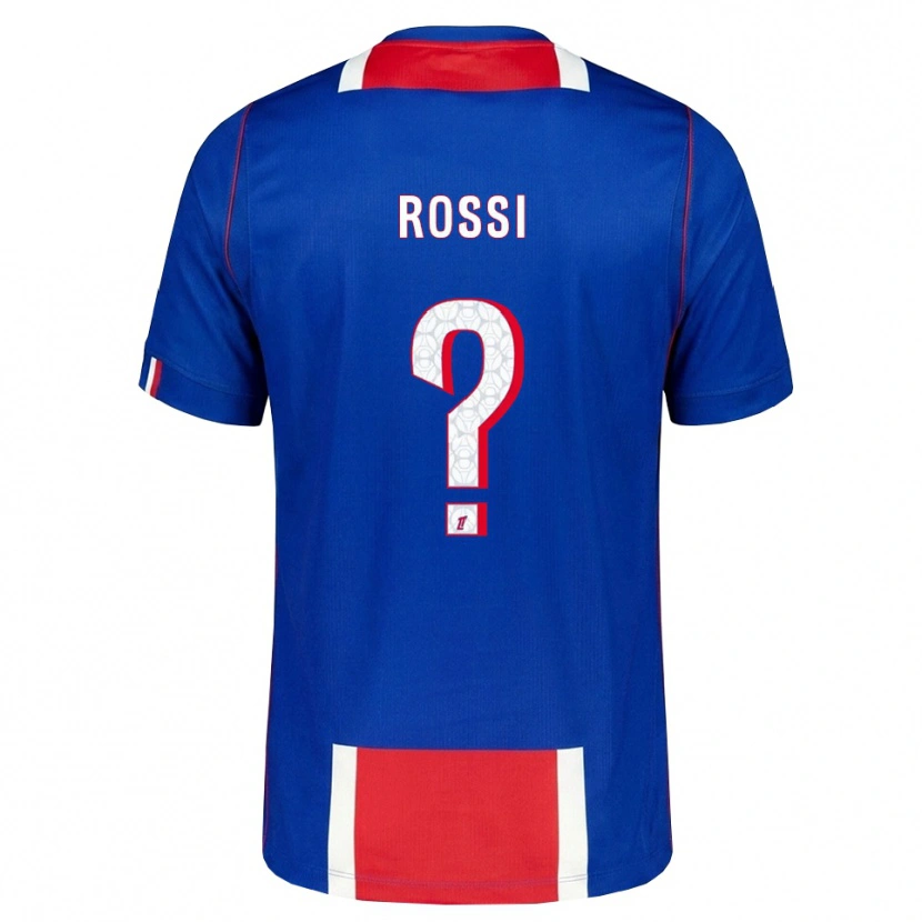 Danxen Criança Camisola Fanny Rossi #0 Vermelho Branco Azul Principal 2026/27 Camisa