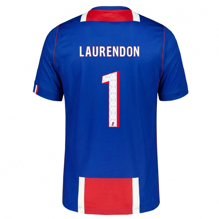 Danxen Criança Camisola Bilal Laurendon #1 Vermelho Branco Azul Principal 2026/27 Camisa