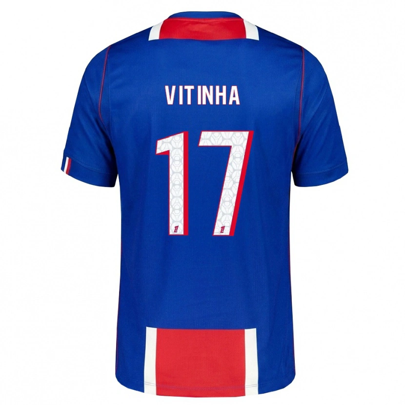 Danxen Criança Camisola Vítor Machado Ferreira #17 Vermelho Branco Azul Principal 2026/27 Camisa