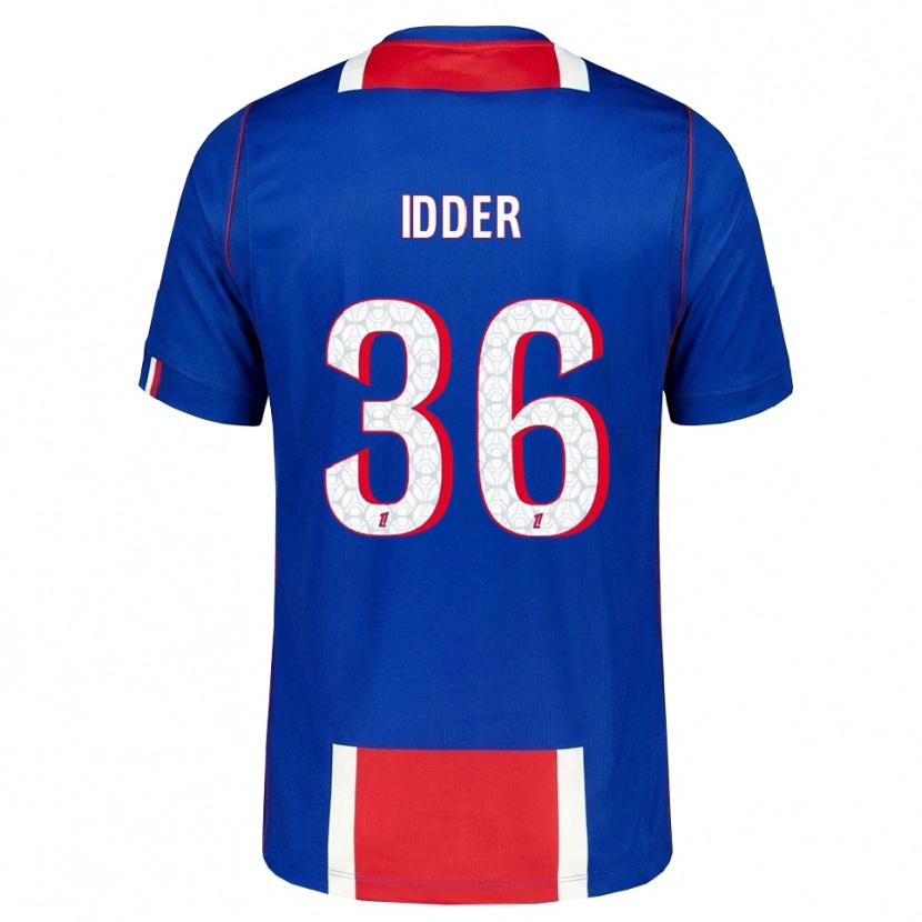 Danxen Criança Camisola Younes Idder #36 Vermelho Branco Azul Principal 2026/27 Camisa