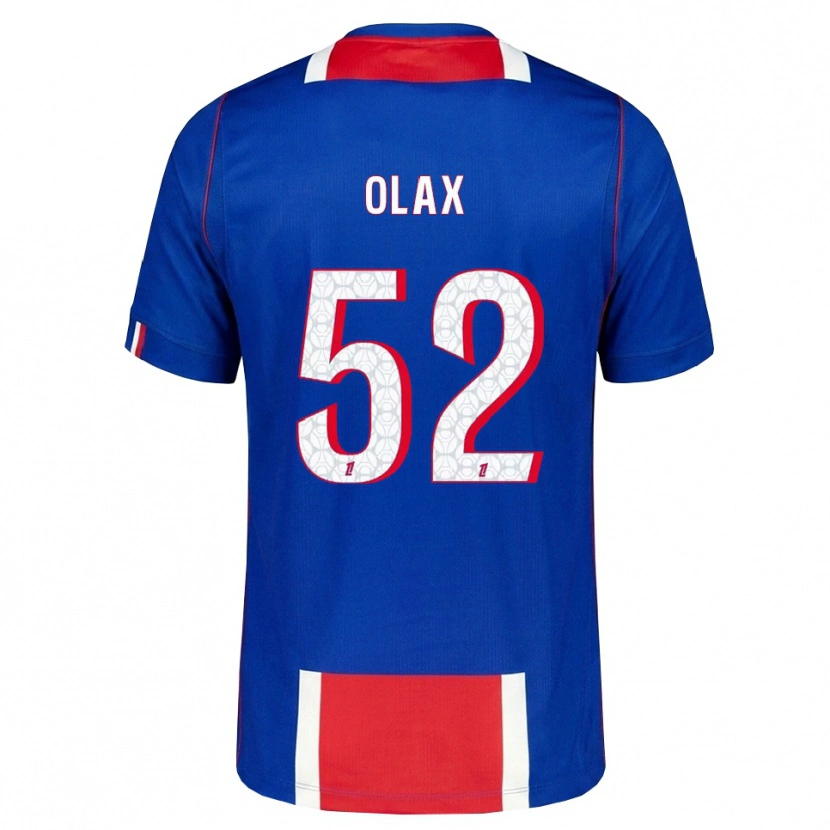 Danxen Criança Camisola Djamy Olax #52 Vermelho Branco Azul Principal 2026/27 Camisa
