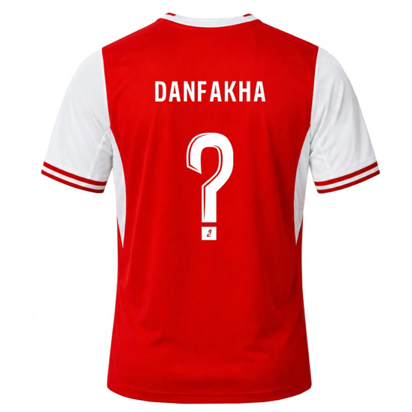 Danxen Criança Camisola Dialla Danfakha #0 Vermelho Branco Principal 2026/27 Camisa