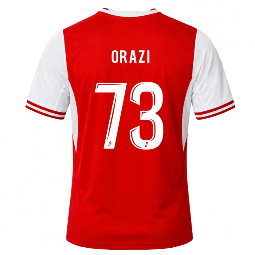 Danxen Criança Camisola Ike Orazi #73 Vermelho Branco Principal 2026/27 Camisa
