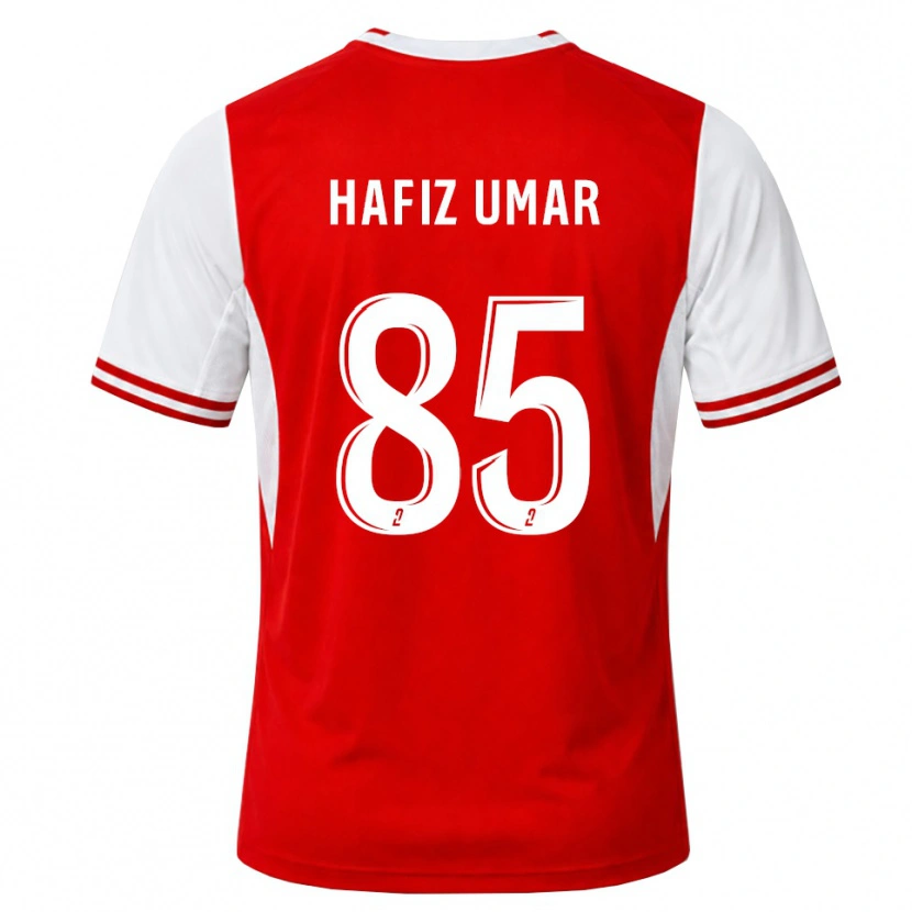 Danxen Criança Camisola Hafiz Umar Ibrahim #85 Vermelho Branco Principal 2026/27 Camisa