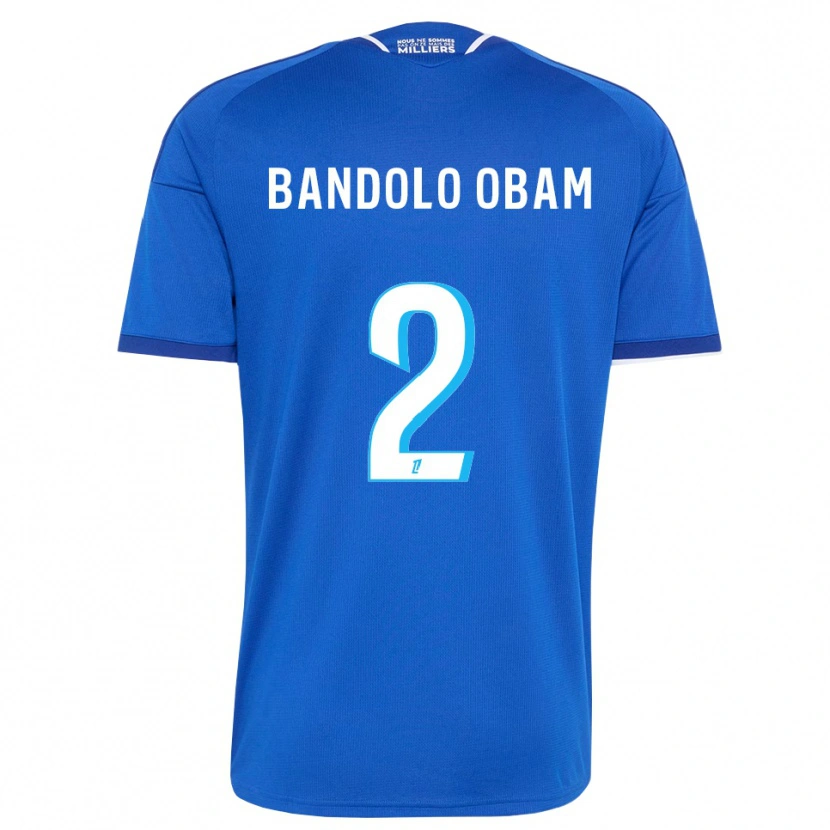 Danxen Criança Camisola Randy Bandolo Obam #2 Azul Real Branco Principal 2026/27 Camisa